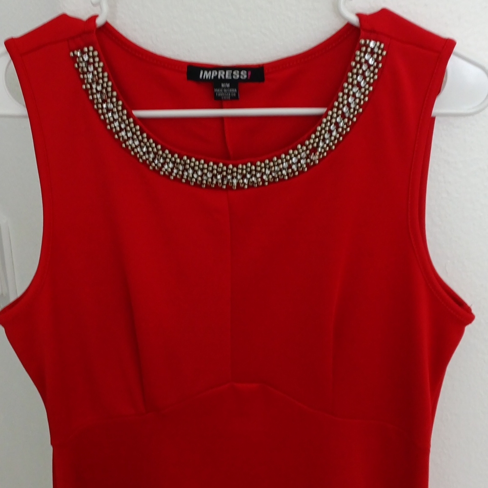 Inpress Red Mini Dress - Picture 2 of 4